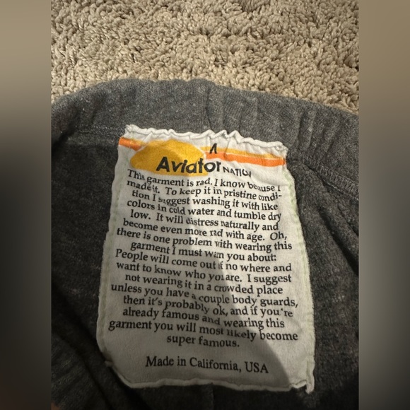 Neon 5 stripe aviator nation sweatpants!! - Picture 4 of 4